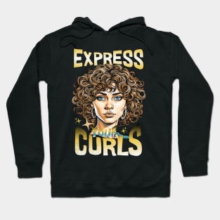 Expressing Your Curls for Curly People with Curly Hair Hoodie